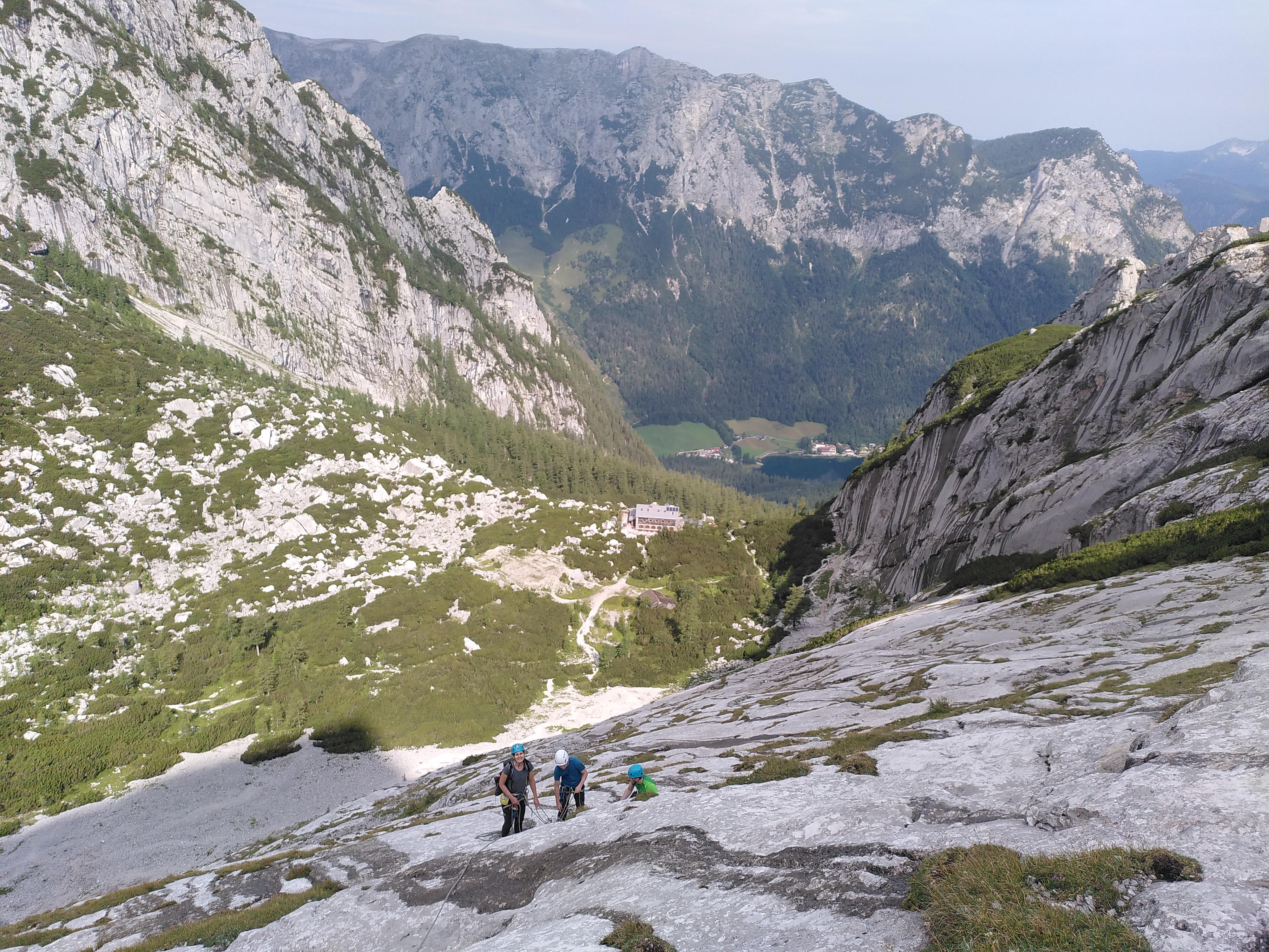 Felsklettern in den Alpen